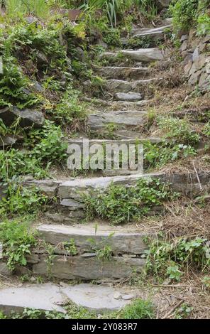 Natursteintreppe, escalier en pierre naturelle 03 Banque D'Images