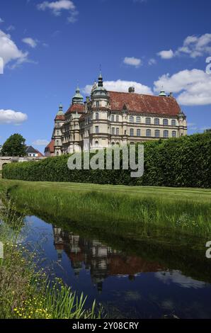 Europe, Allemagne, Mecklembourg-Poméranie occidentale, Guestrow, Château de Guestrow, construit au 16ème siècle, bâtiment Renaissance, Guestrow, Mecklembourg-Ouest Banque D'Images