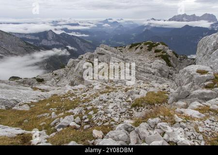 Randonnées de montagne en Autriche, Loferer la Coudouliere Banque D'Images