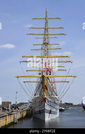 Den Helder, pays-Bas. 30 juin 2023. Grand voilier Bima Suci d'Indonésie dans le port de Den Helder Banque D'Images