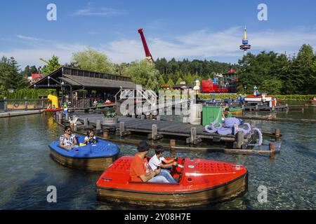 Parque de atracciones Legoland, Guenzburg, Alemania Banque D'Images