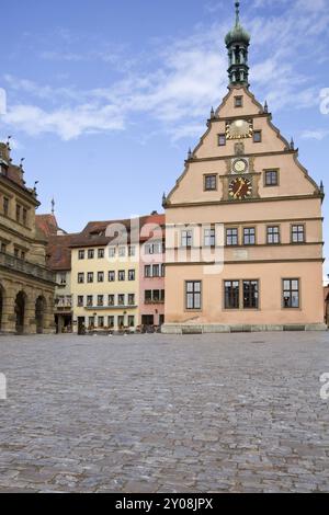 La maison du maître d'ouvrage à Rothenburg ob der Tauber Banque D'Images