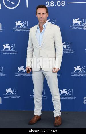 Venise, Italie. 01 Sep, 2024. Alessandro Nivola présent au Brutalist Photocall dans le cadre du 81e Festival International du film de Venise, à Venise, Italie, le 1er septembre 2024. Photo Aurore MARECHAL/ABACAPRESS. COM Credit : Abaca Press/Alamy Live News Banque D'Images