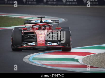 Monza, Italie. 01 Sep, 2024. Monza- F1 Italie Grand Prix 2024&#XA;Formula 1 &#XA;Monza Formula 1 Race 2024&#XA;16 Charles Leclerc Team Scuderia Ferrari F1 crédit : Independent photo Agency Srl/Alamy Live News Banque D'Images