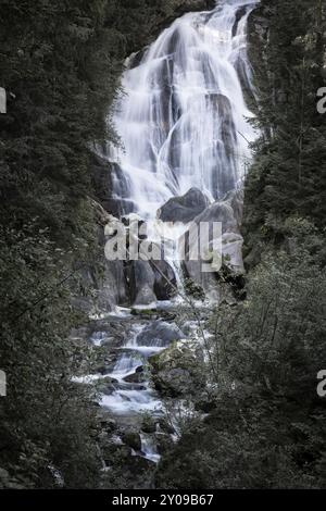 Cascade Frankenbach dans le Tyrol du Sud, Italie, Europe Banque D'Images