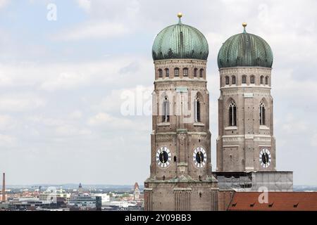 L'église notre-Dame de Munich Banque D'Images