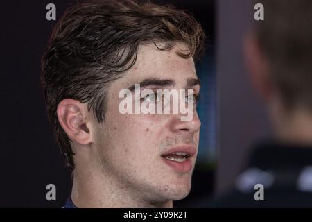 Autodromo di Monza, Monza, Italie. 1.September.2024 ; Franco Colapinto d'Argentine et Williams Racing pendant le Grand Prix d'Italie de formule 1 crédit : Jay Hirano/AFLO/Alamy Live News Banque D'Images