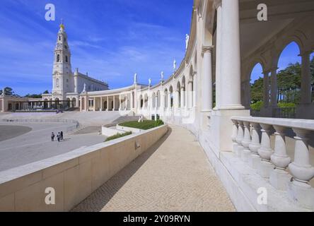 Fatima, Basilique Antiga au Portugal, Sanctuaire de Fatima au Portugal, Basilique Antiga Banque D'Images