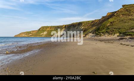 Cayton Bay, North Yorkshire, Angleterre, Royaume-Uni Banque D'Images