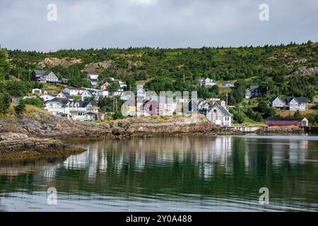 Village de pêcheurs pittoresque à Brigus, Terre-Neuve-et-Labrador, Canada Banque D'Images