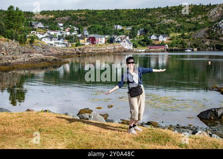 Village de pêcheurs pittoresque à Brigus, Terre-Neuve-et-Labrador, Canada Banque D'Images