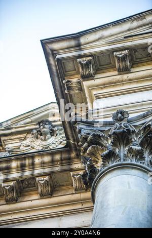 Détail architectural de la cathédrale de Berlin Banque D'Images