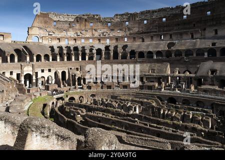 Vue sur le Colisée à Rome Banque D'Images