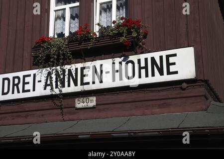 Gare de Drei Annen Hohne Banque D'Images