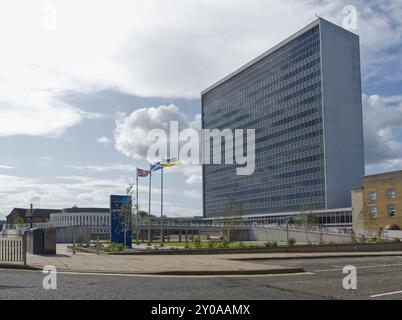 Bâtiment du siège social du South Lanarkshire Council, Hamilton Banque D'Images