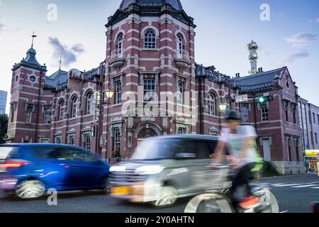 Le bâtiment historique Bank of Iwate Red Brick à Morioka, au Japon Banque D'Images