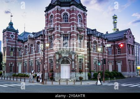 Le bâtiment historique Bank of Iwate Red Brick à Morioka, au Japon Banque D'Images