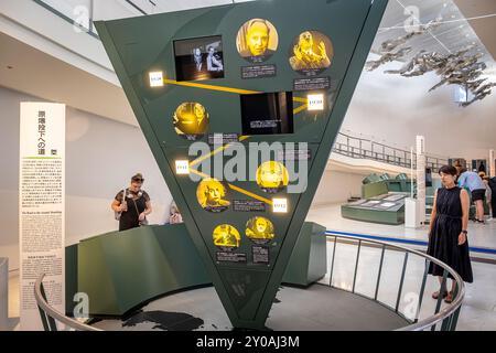 Bombe atomique Musée du Mémorial de la paix de Nagasaki, Nagasaki, Japon Banque D'Images