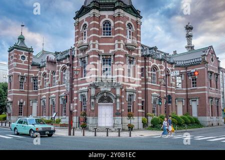 Le bâtiment historique Bank of Iwate Red Brick à Morioka, au Japon Banque D'Images
