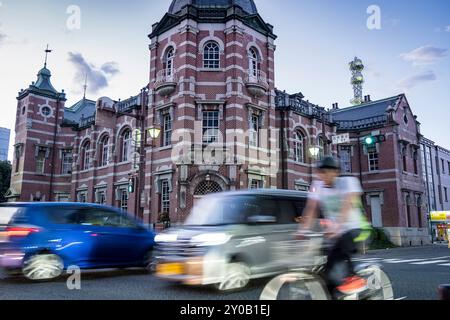 Le bâtiment historique Bank of Iwate Red Brick à Morioka, au Japon Banque D'Images