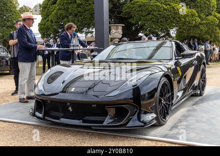 Ferrari 812 supercar au concours d'élégance 2024 Banque D'Images