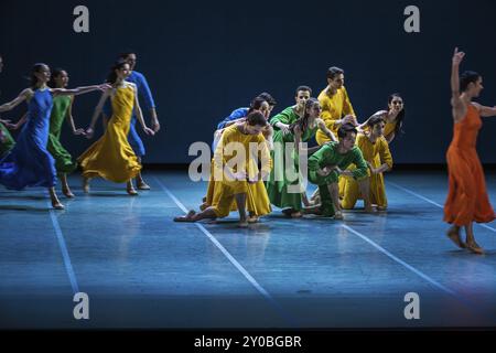 Au Staatsoper Berlin : Benjamin Millepied, directeur de ballet de l'Opéra National de Paris à partir de 2014 avec le ballet 'Daphnis et Cloe' ? Pour ce néo Banque D'Images