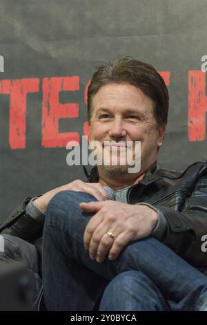 DORTMUND, ALLEMAGNE, 8 AVRIL : L'acteur Lochlyn Munro (Freddy vs. Jason, Scary Movie, Charmed, Riverdale) au Weekend of Hell, a two day (avril 7-8 2018) hor Banque D'Images