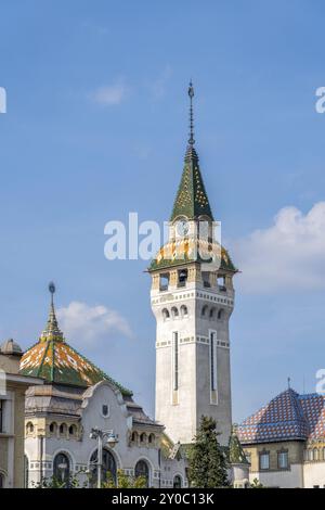 TARGU MURES, TRANSYLVANIE/ROUMANIE, 17 SEPTEMBRE : Tour de la Préfecture à Targu Mures Transylvanie Roumanie le 17 septembre 2018 Banque D'Images