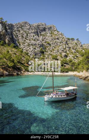 Cala Murta, pollença, Majorque, Îles baléares, Espagne, Europe Banque D'Images