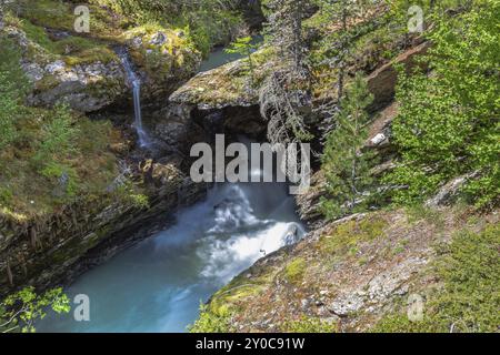 Gorge du Plima dans le Val Martello, Tyrol du Sud Banque D'Images