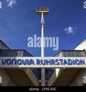 Vonovia Ruhrstadtion, stade sur Castroper Strasse, stade de football de VFL Bochum, région de la Ruhr, Rhénanie du Nord-Westphalie, Allemagne, Europe Banque D'Images