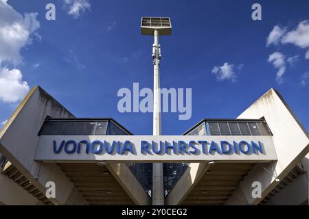 Vonovia Ruhrstadtion, stade sur Castroper Strasse, stade de football de VFL Bochum, région de la Ruhr, Rhénanie du Nord-Westphalie, Allemagne, Europe Banque D'Images