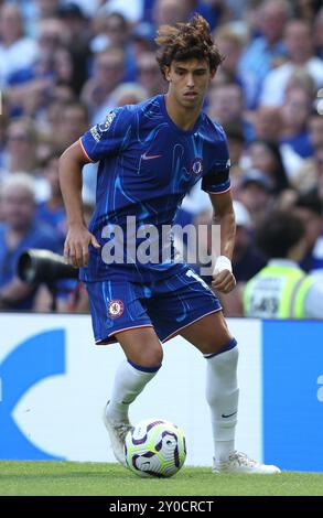 Londres, Royaume-Uni. 1er septembre 2024. Joao Felix de Chelsea lors du match de premier League à Stamford Bridge, Londres. Le crédit photo devrait se lire : Paul Terry/Sportimage crédit : Sportimage Ltd/Alamy Live News Banque D'Images