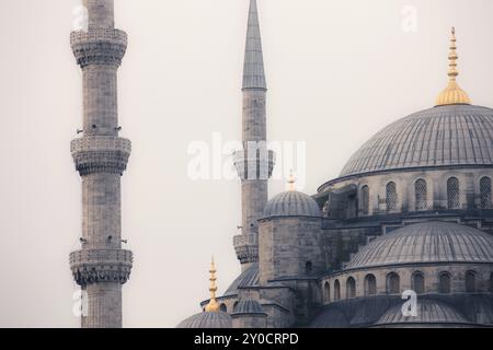 Architecture de la Mosquée bleue Sultanahmet, Istanbul, Turquie, Asie Banque D'Images