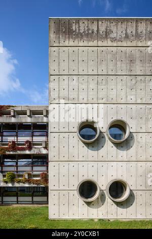 Roskilde Amtsgård, conçu par Knud Munk, 1976 ; Roskilde, Danemark Banque D'Images