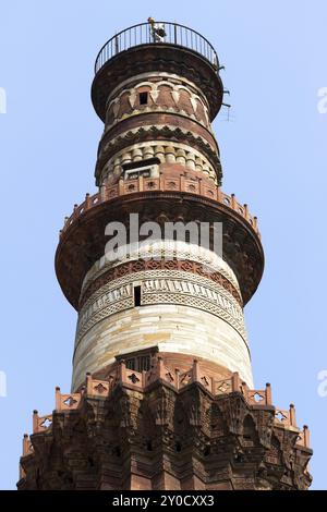 Qutb Minar à New Delhi Banque D'Images