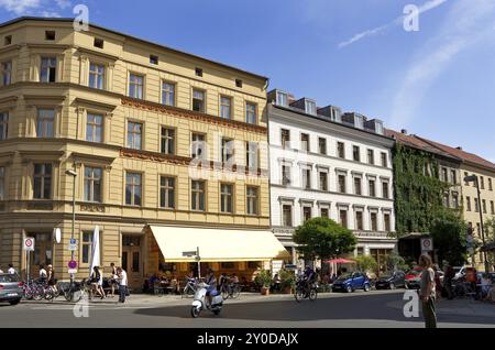 Auguststrasse et tucholskystrasse à berlin mitte, Allemagne, Europe Banque D'Images