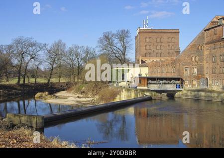 Dessau Jonitzer Muehle, Dessau Jonitzer Wassermuehle 01 Banque D'Images