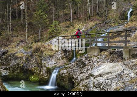 Gorge de Weissbach, Berchtesgadener Land Banque D'Images