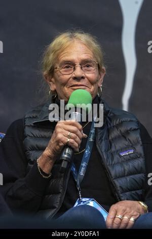 DORTMUND, ALLEMAGNE, 3 novembre 2018 : Susan Backlinie (*1946, ancienne actrice et cascadeuse, Jaws) au Weekend of Hell 2018, un deux jours (novembre 3-4 20 Banque D'Images