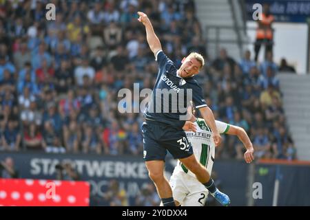 Bochum, Deutschland. 31 août 2024. Fussball ; Spieltag 02 ; 1. Bundesliga ; saison 2024/2025, VfL Bochum gegen Borussia Mönchengladbach am 31.08.2024 in Bochum. UBz : 32 Maximilian Wittek, VfL Bochum. Crédit : dpa/Alamy Live News Banque D'Images