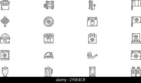 St patrick Icons Collection d'icônes vectorielles de haute qualité avec Stroke modifiable. Idéal pour les projets professionnels et créatifs. Illustration de Vecteur