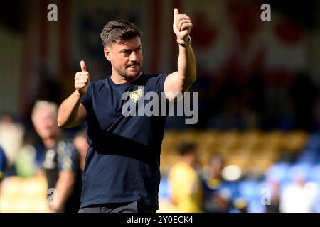 Johnnie Jackson, directeur de l'AFC Wimbledon - AFC Wimbledon v Colchester United, Sky Bet League Two, Cherry Red Records Stadium, Londres, Royaume-Uni - 10 août 2024 usage éditorial exclusif - des restrictions DataCo s'appliquent Banque D'Images