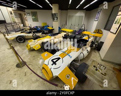 Une voiture de formule 2 Brabham BT36 de 1971 au Musée de l'automobile Argentine, Buenos Aires en Argentine. Banque D'Images