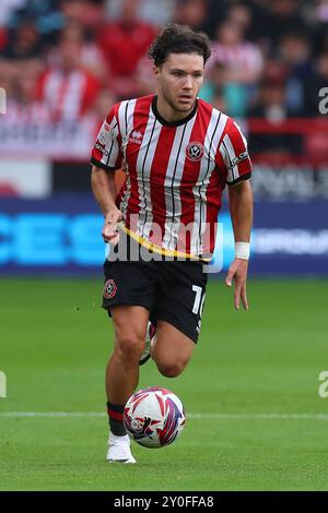 Sheffield, Royaume-Uni. 01 Sep, 2024. Callum O'Hare de Sheffield United lors du Sheffield United FC v Watford FC Sky Bet EFL Championship match à Bramall Lane, Sheffield, Angleterre, Royaume-Uni le 1er septembre 2024 Credit : Every second Media/Alamy Live News Banque D'Images