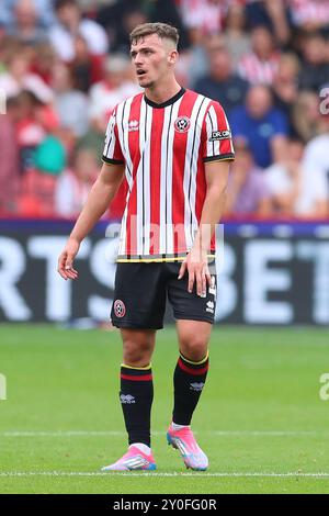 Sheffield, Royaume-Uni. 01 Sep, 2024. Harrison Burrows de Sheffield United lors du Sheffield United FC vs Watford FC SKY Bet EFL Championship match à Bramall Lane, Sheffield, Angleterre, Royaume-Uni le 1er septembre 2024 Credit : Every second Media/Alamy Live News Banque D'Images