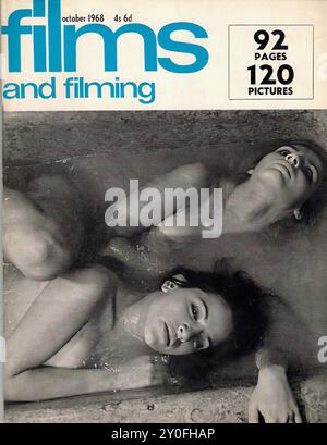 Films et tournage Oct 1968 - couverture de magazine vintage - photographe inconnu - transcription de texte [ hr nic kushy octobre 1968 4s 6d films et tournage 22 PAGES 120 IMAGES ] POUR USAGE ÉDITORIAL SEULEMENT ! Banque D'Images