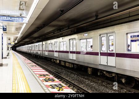 TOKYO, JAPON - 12 MAI 2019 : Station de métro à Tokyo, Japon Banque D'Images
