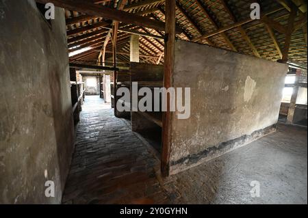 Auschwitz II-Birkenau près de Cracovie en Pologne. Banque D'Images