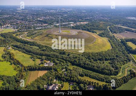 Luftbild, Naturschutzgebiet NSG Natroper Feld und Mottbruchhalde mit Windrad, Brauck, Gladbeck, Ruhrgebiet, Rhénanie-du-Nord-Westphalie, Deutschland ACHTUNGxMINDESTHONORARx60xEURO *** vue aérienne, réserve naturelle NSG Natroper Feld et Mottbruchhalde avec éolienne, Brauck, Gladbeck, région de la Ruhr, Rhénanie du Nord-Westphalie, Allemagne ATTENTIONxMINDESTHONORARx60xEURO Banque D'Images